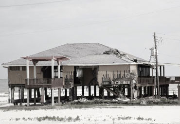 Wind damage - spray foam can help prevent uplift to Lincoln City roofs